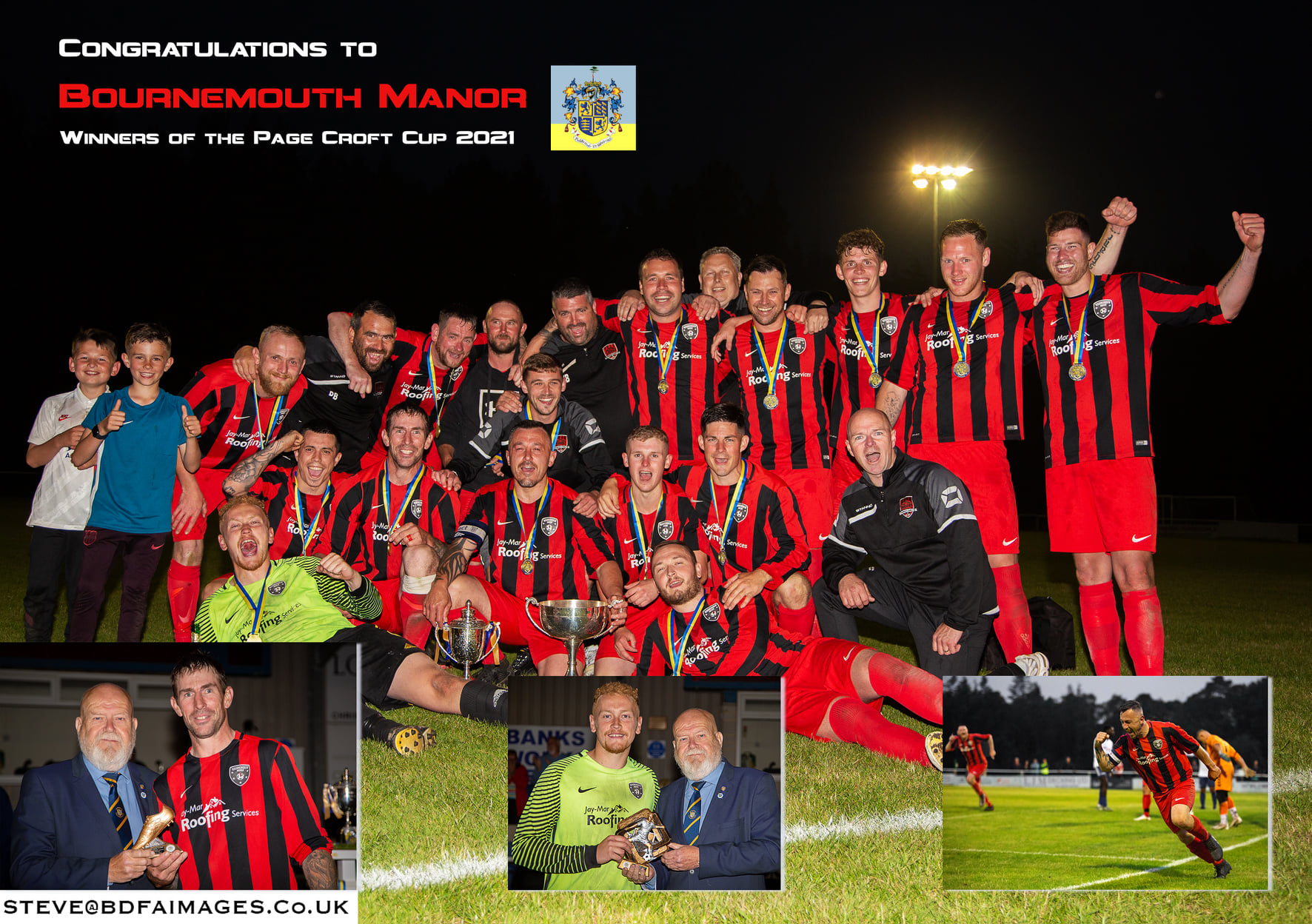 Bmth Manor Page Croft Cup winners n