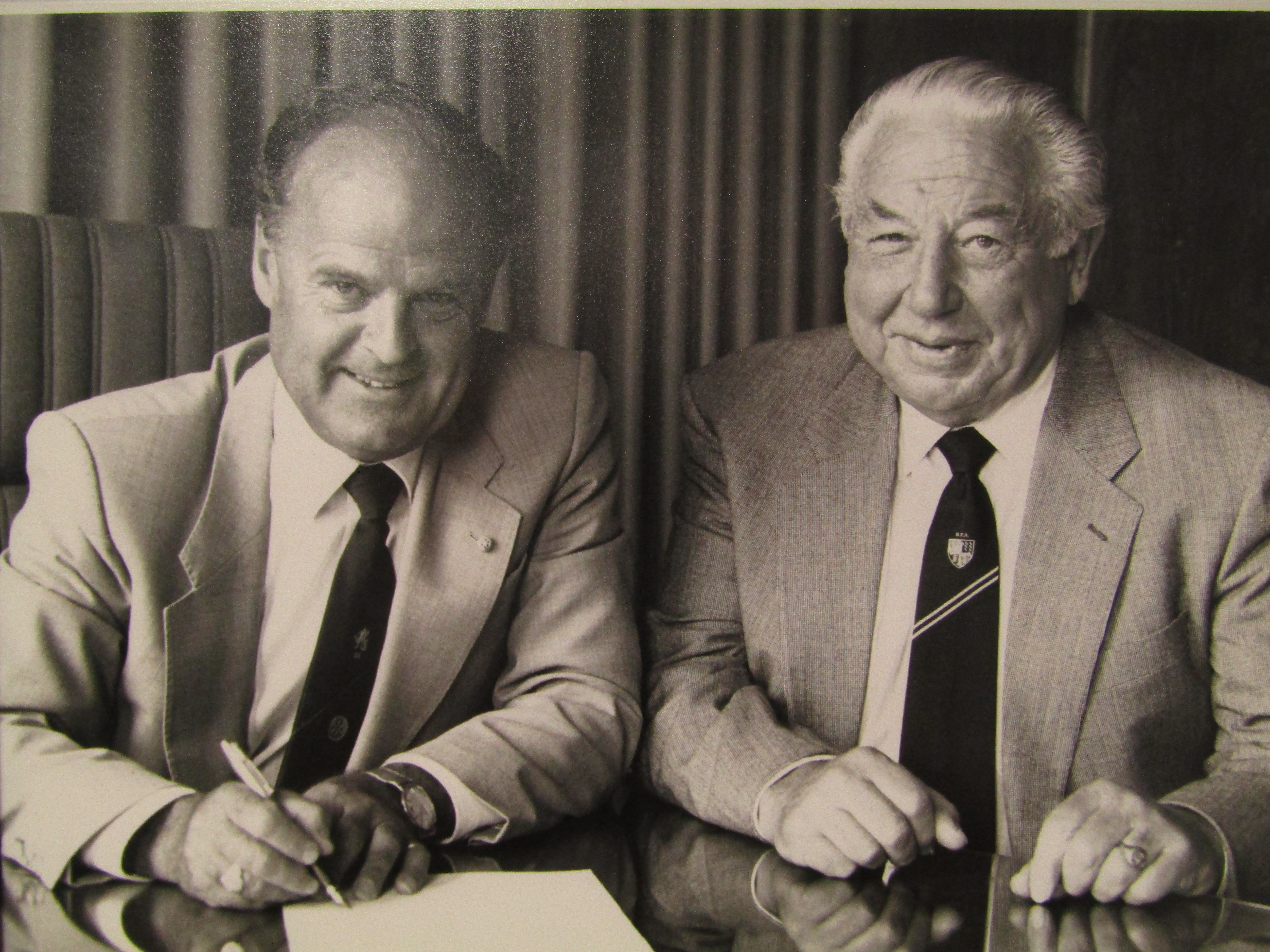 Peter Hayward and Harry Cornish 1989